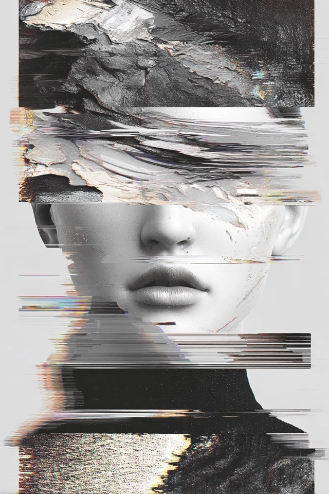 Abstract Portrait in Picasso Style