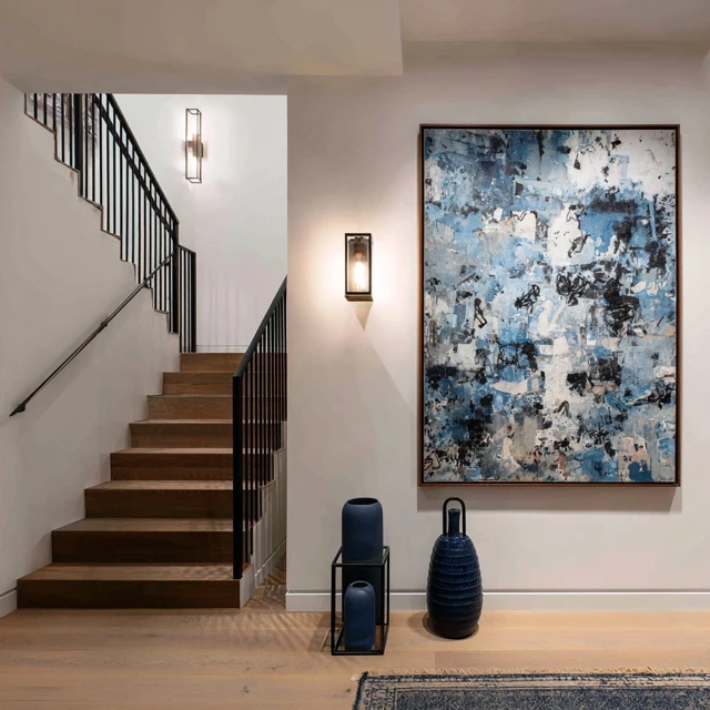 Modern Minimalist Entrance Abstract Painting