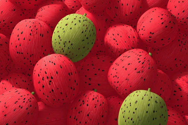 Watermelon Wallpaper 3D Red Background Seamless