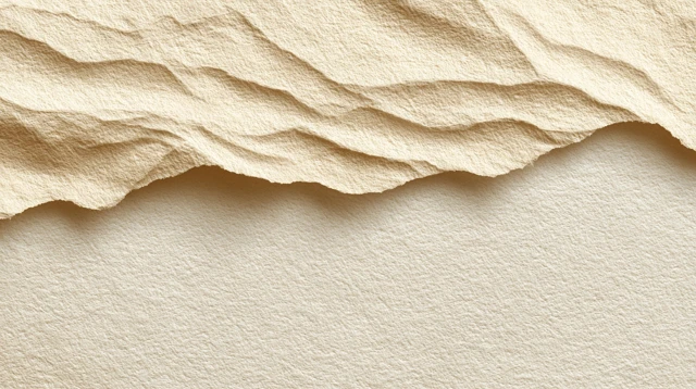 Elegant Beige Textured Paper Realistic Creases