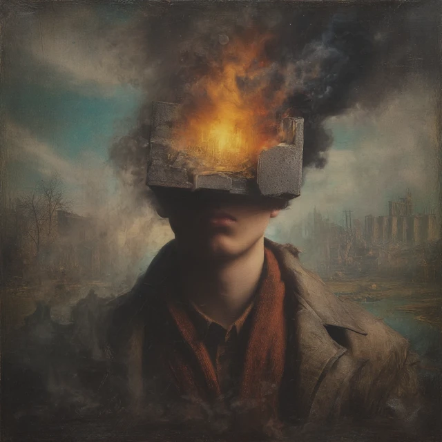 Brilliant Mind Blocked by Confusion Artwork