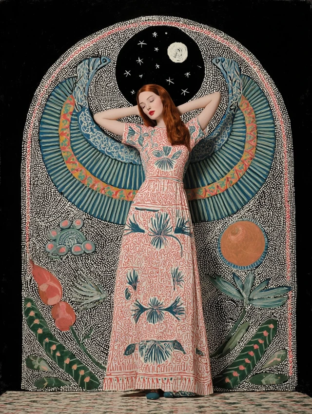 Celestial Moon Goddess Art Divine Feminine