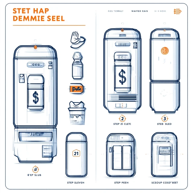 Laundry Vending Machine Decal Design
