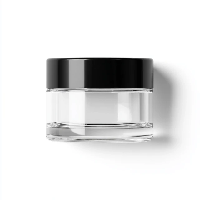 Cosmetic Cream Jar Product Packaging Minimalist Design