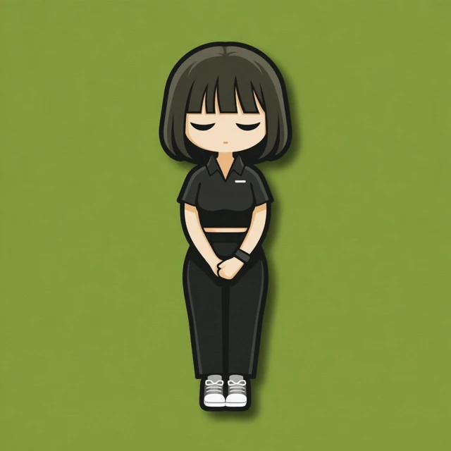 Chibi Personal Trainer Icon Design