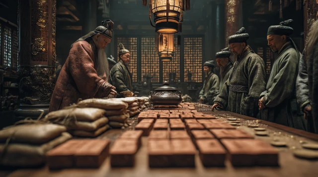 Ancient Chinese Warehouse Scene - 8K Photorealistic