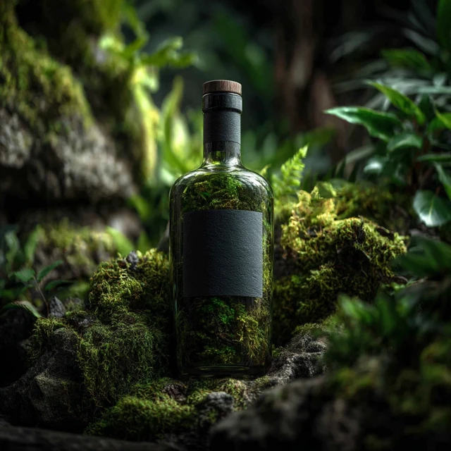 Buddha Garden Bottle Dark Fantasy