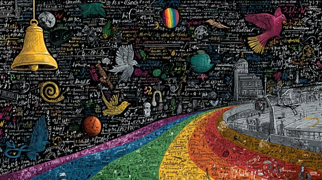 Graffiti Art Campus Bells Musical Notes Birds