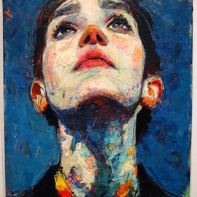 Woman Portrait Oil Painting by Andrew Salgado