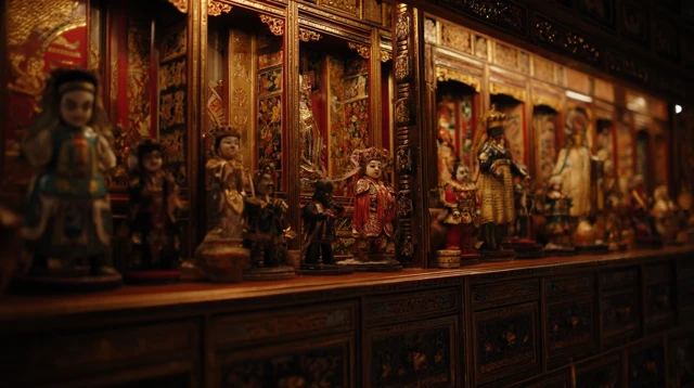 Temple Opera Puppets Display 4k