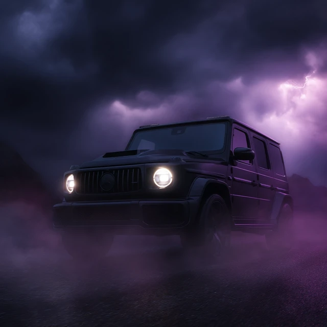 Mercedes G-Class BRABUS in a Storm