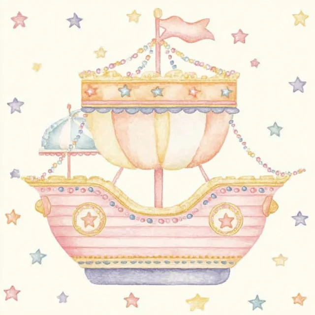 Whimsical Pirate Ship Playground Ride