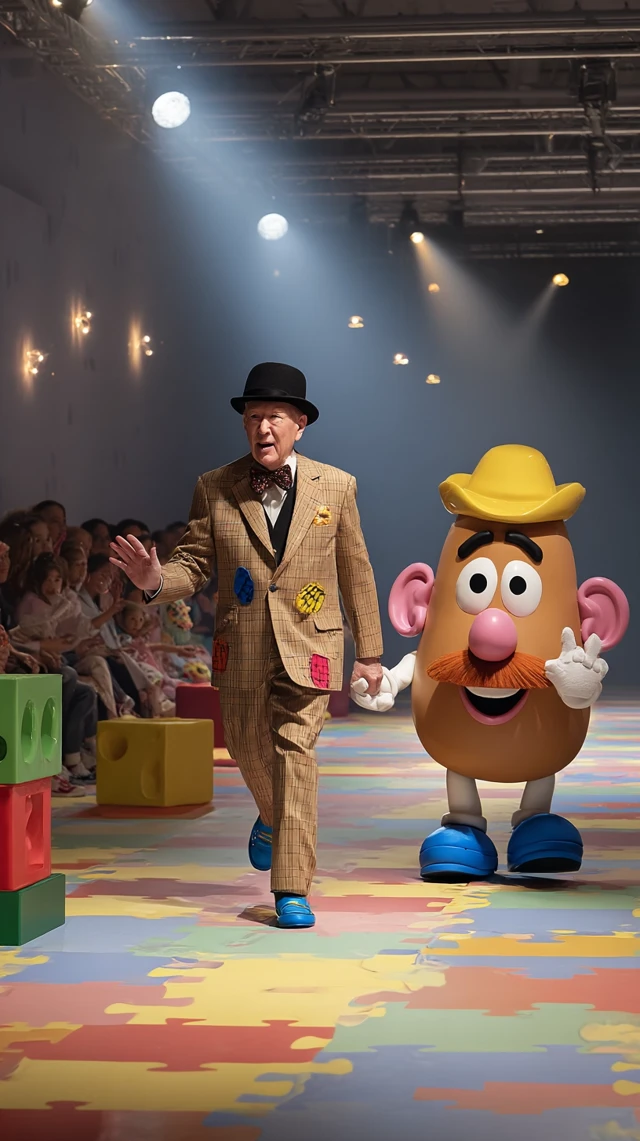Don Rickles Mr Potato Head Runway Fashion