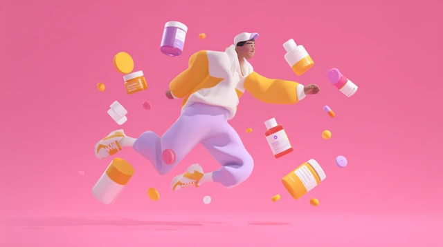 Skincare Campaign Vibrant Animated Spokesperson