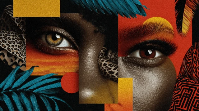 Abstract Eyes Afro Brazilian Summer Gazes