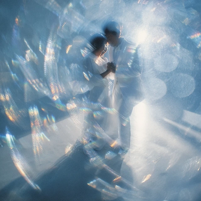 Dreamlike Dance Couple Refraction Art