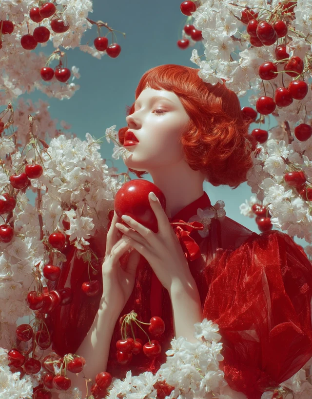 Ethereal Cherry Blossom Dream Art
