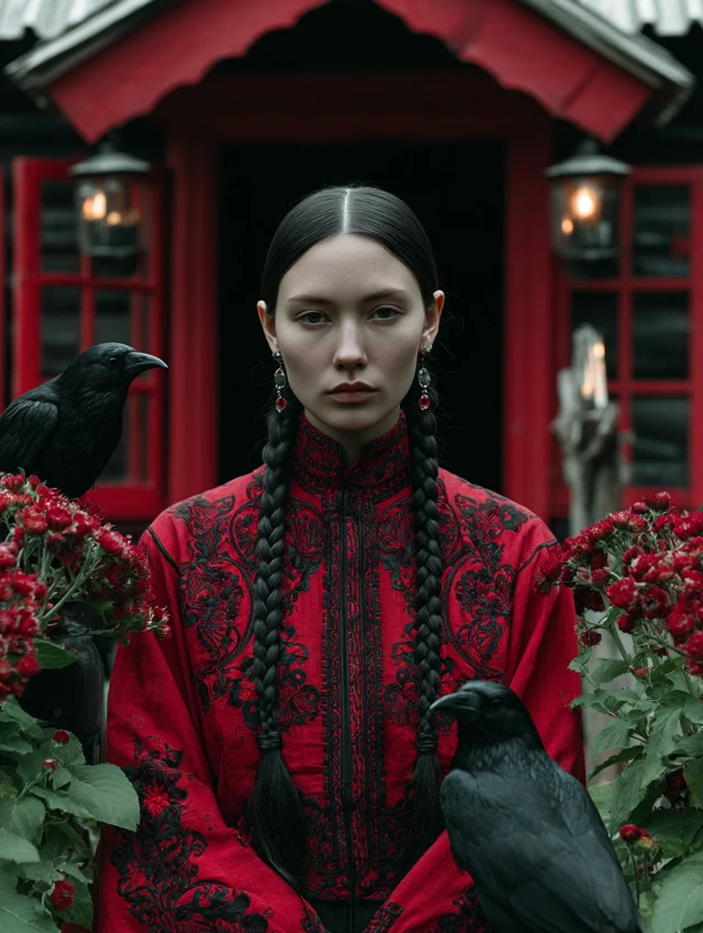 Slavic Woman Crows Ancient Knowledge