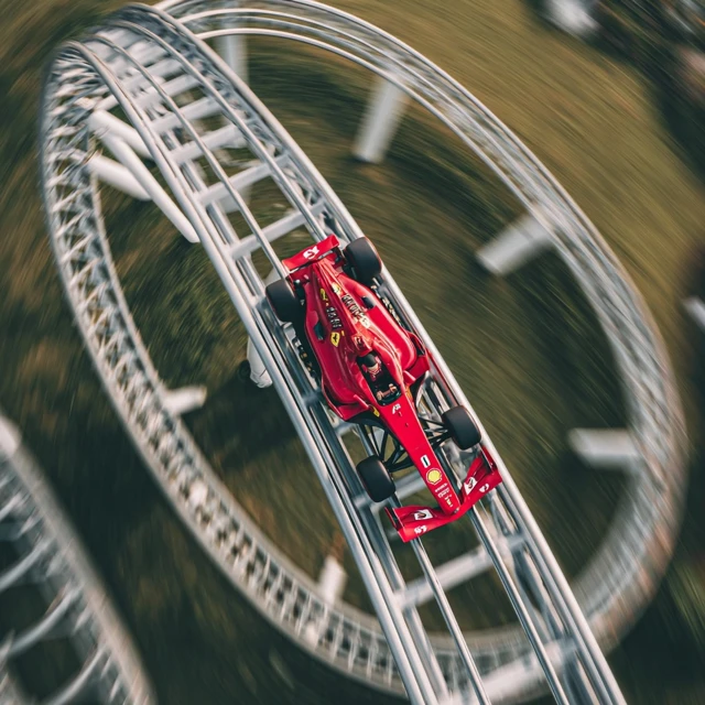 Ferrari Formula Rossa Rollercoaster Thrill Ride