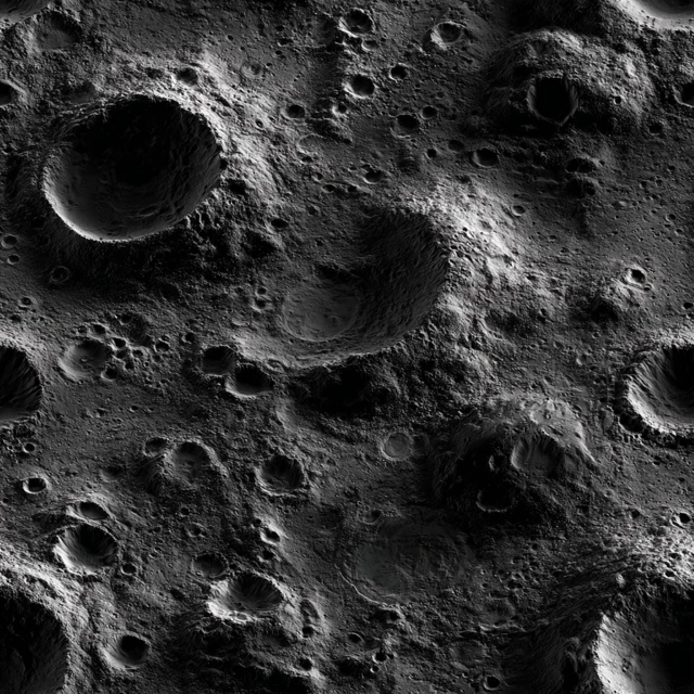 Moon Texture Seamless High Resolution 3D