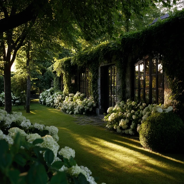 Garden View Sunshine Through Windows