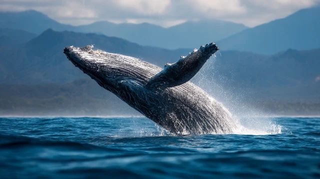 Whale Breaching Ocean Nature Photography