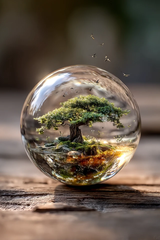 Miniature Biosphere A Self Contained Ecosystem