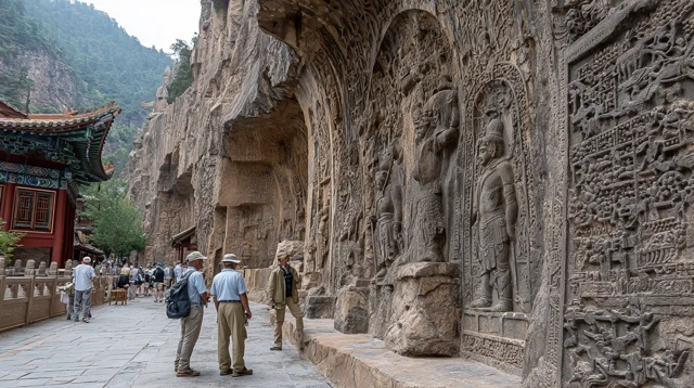 Longmen Grottoes Ancient Stone Carvings China