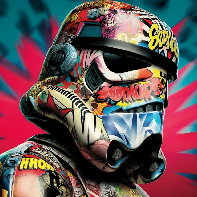 Stormtrooper Comic Book Art Pop Art