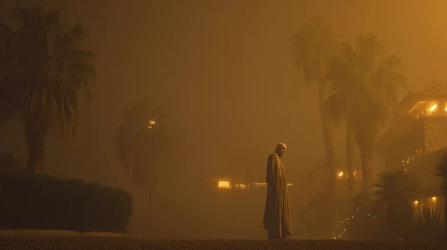 Cyberpunk Palm Springs Film Still