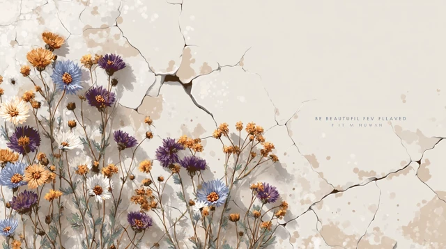 Wabi Sabi Floral Art Beauty in Imperfection