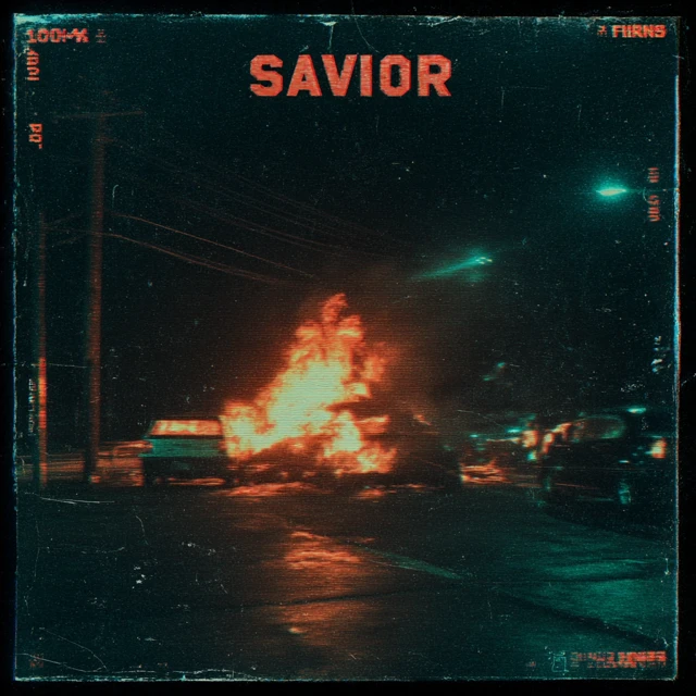 SAVIOR Cover Art Retro Futuristic Aesthetic