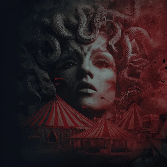 Creepy Circus Medusa Music Festival Poster Art