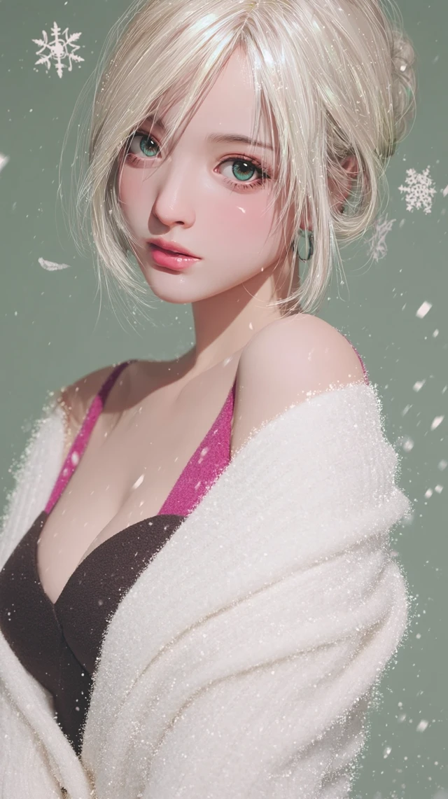 Anime Girl Illustration with Airbrushed CG Rendering
