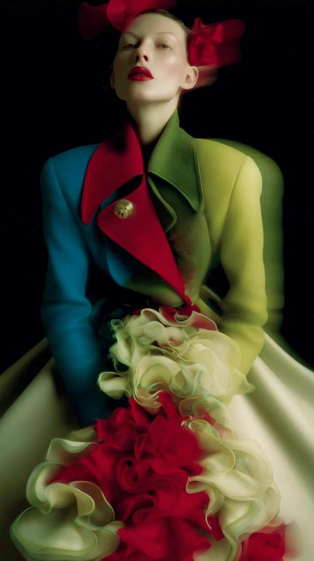 Alexander McQueen Givenchy Campaign Editorial Photo