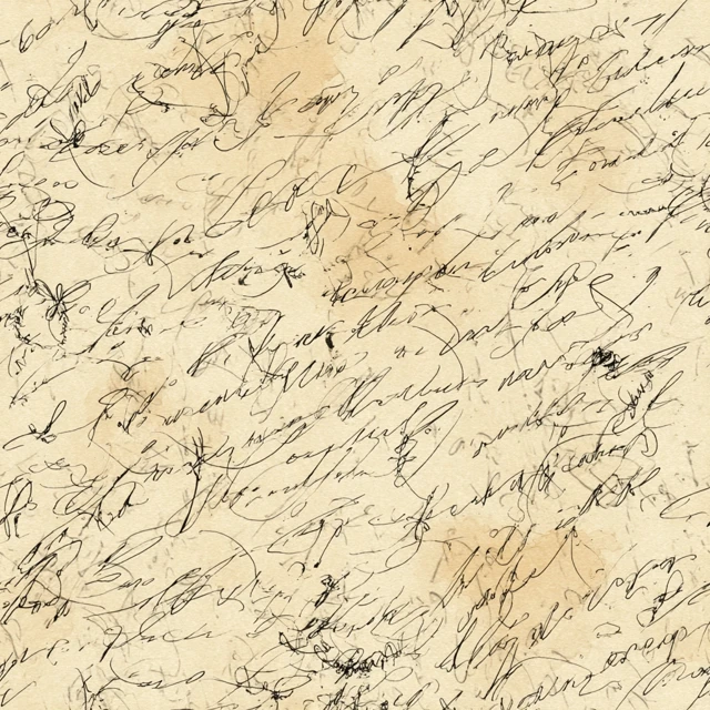 Classic Calligraphy Love Letters Parchment Background