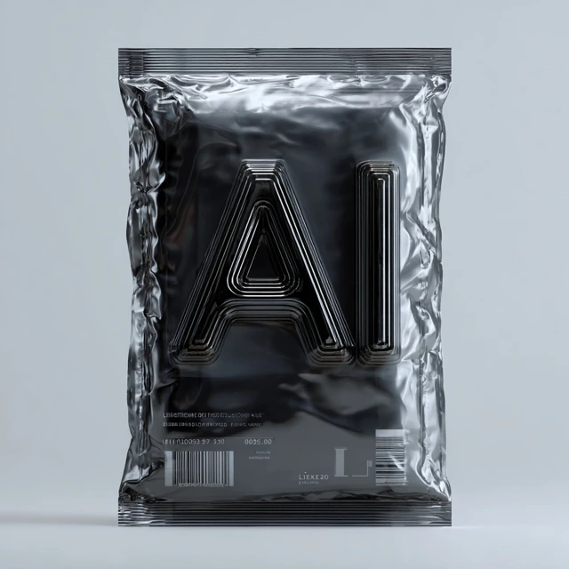 AI in a Bag Futuristic Collectible Design