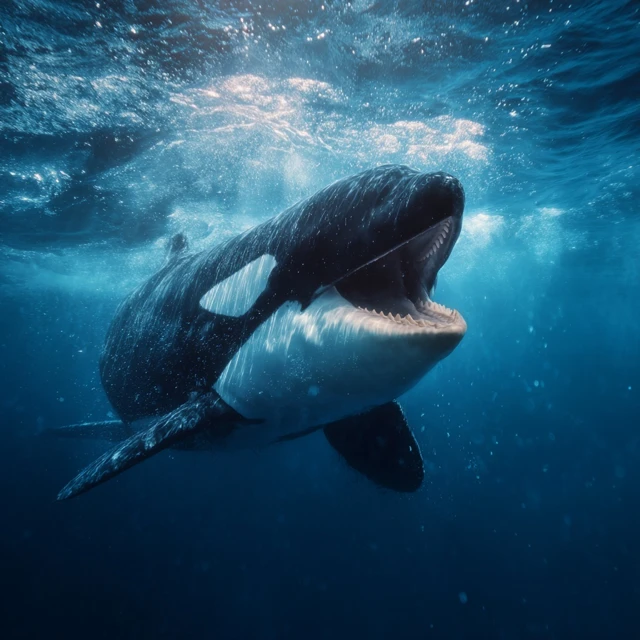 Killer Whale Underwater Cinematic