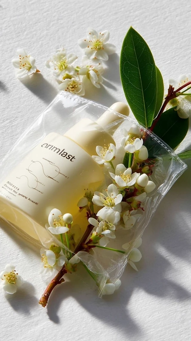 Product Presentation in Natural Cotton Bag Close Up