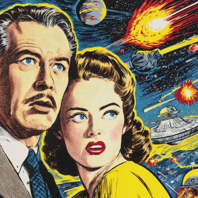Forbidden Planet 1956 Roy Lichtenstein SciFi Poster