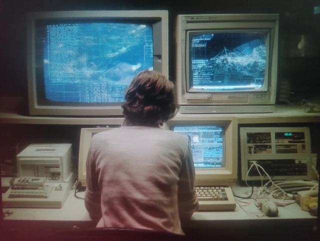 Retro Science Fiction 1970s Computer Screenshot