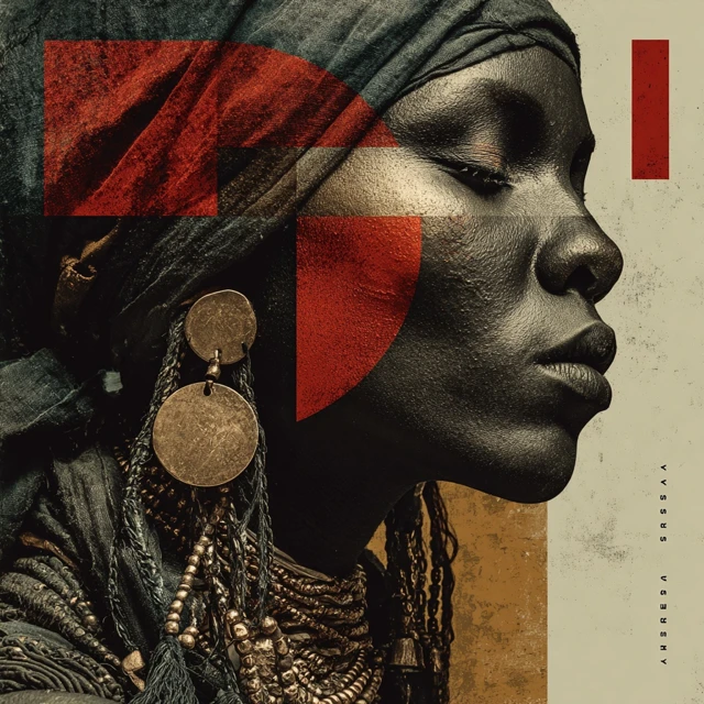 Ashes of Love Album Cover African Modern Art