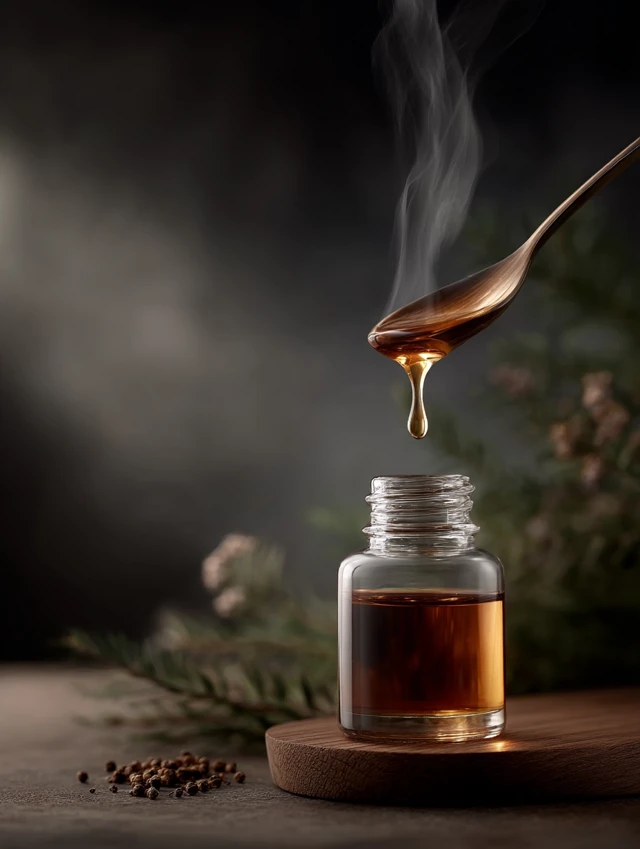 Oil Drops Minimalist Background Warm Tones