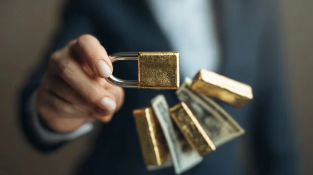 Financial Empowerment Business Woman Attracting Money