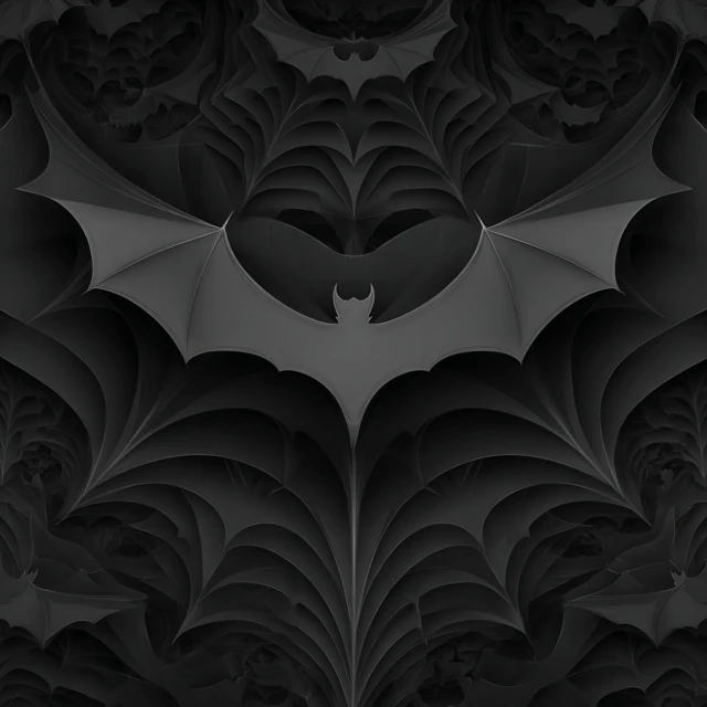 Dark Bat Abstract Background Illustration