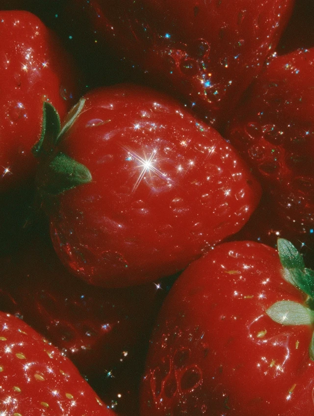 Strawberry Close Up Photograph Alameda California