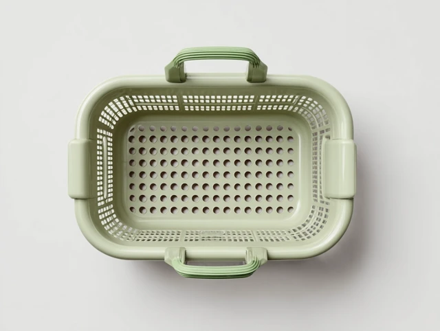 Olive Young Shopping Basket Illustration