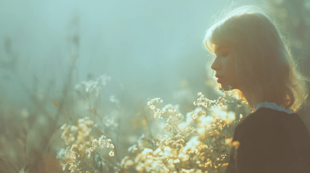 Pale Beauty A Farewell Look Serene Portrait