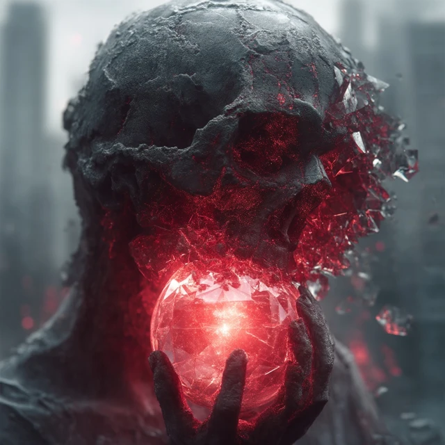 Demonic Orb of Judgement Day Horror Art