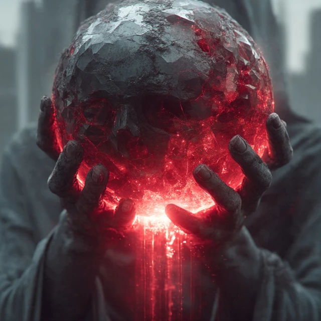 Demonic Orb of Judgement Day Horror Art